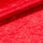 Polyesterový úplet / samet CINIGLIA / VELVET 82, UNI jednobarevný světle červený,  š.150cm (látka v metráži)