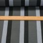 Potahové akrylové plátno (dralon, teflon) na zahradní nábytek, šedé pruhy, š.140cm (látka v metráži)