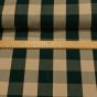 Potahové akrylové plátno (dralon, teflon) na zahradní nábytek, zeleno-béžová kostka, š.140cm (látka v metráži)