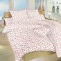 Povlečení ANEŽKA LOSOSOVÁ NA BÍLÉM, květinové, krep, 140x200cm + 70x90cm