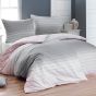 Povlečení Matějovský MELINA PINK, růžovo-šedé pruhy, (více materiálů, rozměrů)