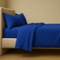 Povlečení Prem MUŠELÍN PREMIUM MODRÉ, jednobarevné, modré, mušelín, 140x200cm + 70x90cm