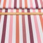 Pravý český bavlněný kanafas BARBORKA P3,5 03605 proužek 3,5cm, růžový, š.140cm (látka v metráži)