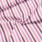 Pravý český bavlněný kanafas JOSEFÍNA P1 02460 proužek 1cm, růžový, š.140cm (látka v metráži)