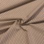 Pravý český bavlněný kanafas VANDA K0,3 03132 kostka 0,3cm, hnědý, š.140cm (látka v metráži)