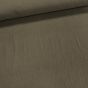 Šatovka / fáčovina, mušelín DT-24021, jednobarevná khaki, š.140cm (látka v metráži)