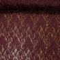 Šatovka / krajka 262, vínová, š.150cm (látka v metráži)