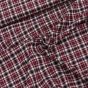 Šatovka směsová TARTAN 55023, vínovo-béžové káro, š.140cm (látka v metráži)