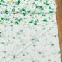 Šatovka viskózová 3241 B DIGITÁLNÍ TISK, zeleno-bílé květinky, š.140cm (látka v metráži)