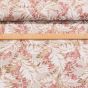 Směsové plátno 1.104530.1990.010, béžovo-vínové listy, š.140cm (látka v metráži)