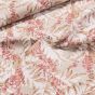 Směsové plátno 1.104530.1990.010, béžovo-vínové listy, š.140cm (látka v metráži)