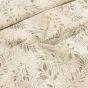 Směsové plátno JAWA BÉŽOVÁ, béžové listy, š.140cm (látka v metráži)