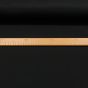 Směsový kepr elastický BRIGSTON ELASTIC BLACK, jednobarevný černý, 250g/m2, š.150cm (látka v metráži)