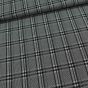 Směsový úplet 2624, šedé káro, š.160cm (látka v metráži)