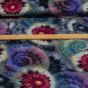 Směsový úplet 31379001, abstraktní vzor šnek, květy, vícebarevný, š.150cm (látka v metráži)