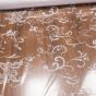 Ubrus PVC průhledný 29E/29, bílý ornament, š.140cm (metráž)