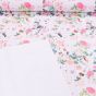 Ubrus PVC s textilním podkladem 7745110, růžičky na růžovém patchworku, š.140cm (metráž)
