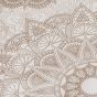 Ubrus PVC s textilním podkladem 14Q/01 béžové mandaly, š.140cm (metráž)