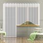 Žakarová kusová záclona CHRISTINA jednobarevná bílá, (více rozměrů)