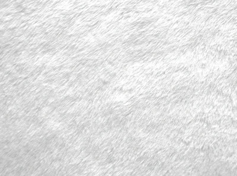 Plyš hladký ILJA 114, bílý, šíře 150cm (metráž)