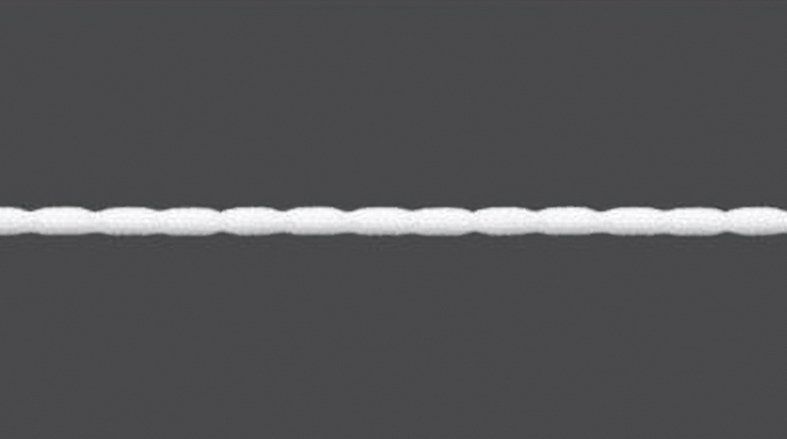 Olůvková / těžítková šňůra, bílá, váha těžítka 50g (v metráži)