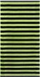 Plážová osuška ZEBRA, zelenomodrá proužkovaná, froté, 90x170cm