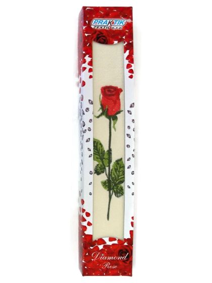 Dárkové balení froté ručníku 03, červená růže, 50x90cm 1 kus