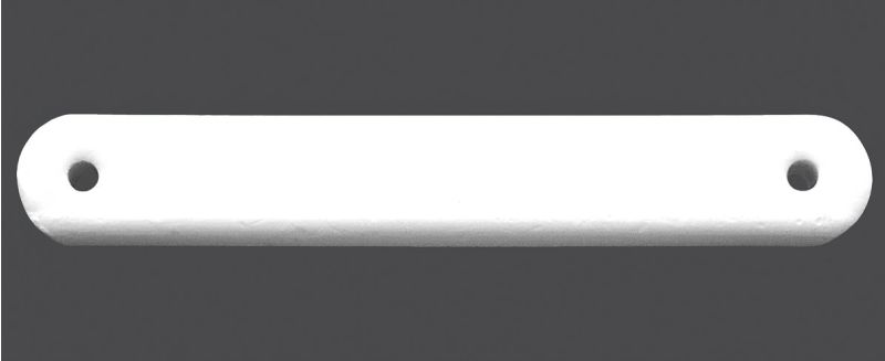 Olůvko / těžítko 76x12mm, boční, bílé, váha 50g