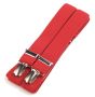 Šle pánské, délka 125cm, šíře 2,5cm, tvar X, červená, 650254/17