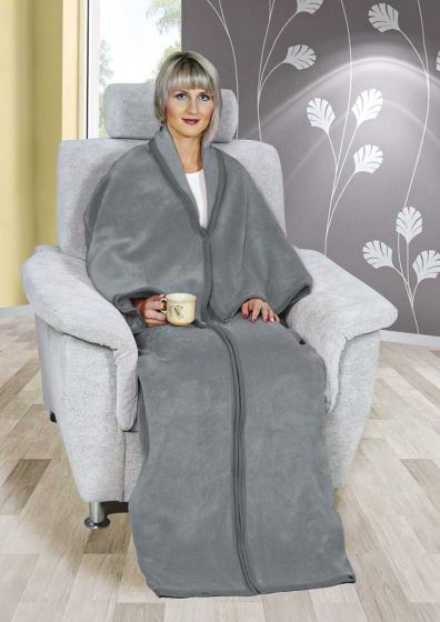 Televizní pytel KORALL MICRO, jednobarevný, světle šedý, 150x180cm