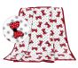 Dětská deka ELLA KORALL MICRO ČERVENÉ MAŠLE, 100x155cm
