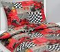 Dětské povlečení FORMULE ČERVENÁ, bavlna hladká, 140x200cm + 70x90cm 