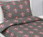 Dětské povlečení VÍLA ŠEDÁ, RŮŽOVÁ, bavlna hladká, 140x200cm + 70x90cm 