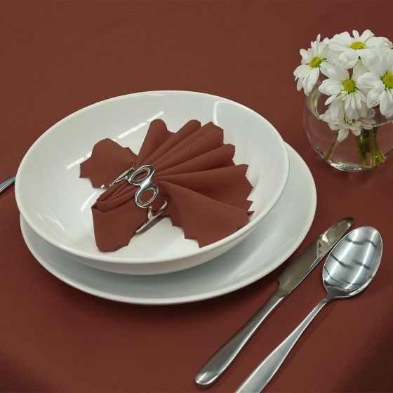 Nešpinivý / teflonový látkový ubrus UNI 0309 REZAVÁ, (více rozměrů)