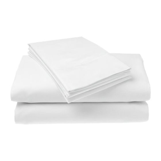 Bavlněné plátěné prostěradlo, plachta 140x240cm, vysrážené, bílé