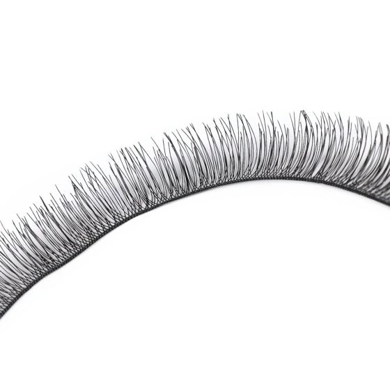 Umělé řasy na panenky/ hračky 790759 černá, délka řasy 1cm, návin 20cm, balení 2ks