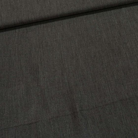 Bavlněná riflovina (denim, džínovina) elastická letní 8121-1, žíhaná černá, š.145cm (látka v metráži)