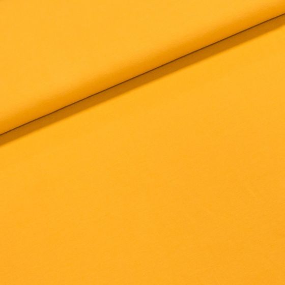 Bavlněný úplet UNI ZITA 23 jednobarevný tmavě žlutý, š.185cm (látka v metráži)