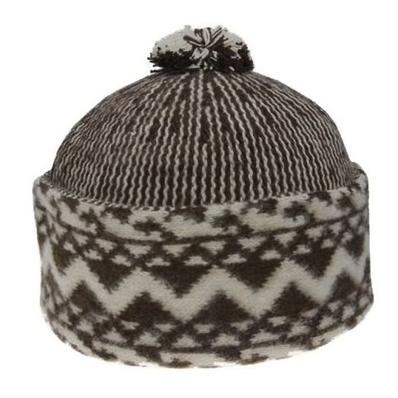 Pánská čepice zmijovka TONAK TRITON hnědá, univerzální velikost