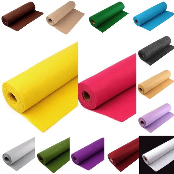 Filc / plsť 730123 jednobarevný, š. 41cm, 215g/m2, tloušťka 1-1,4mm (látka v metráži)