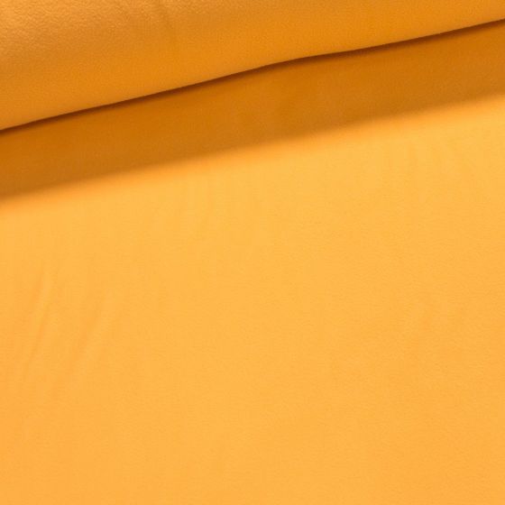 Fleece (flís) jednobarevná uni světle oranžová, š.150cm (látka v metráži)