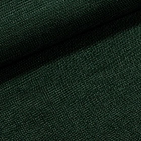 Juta technická (pytlovina), gramáž 211 g/m2, jednobarevná zelená, š.130cm (látka v metráži)