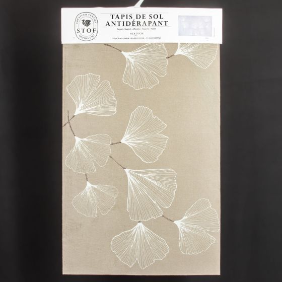 Koupelnová předložka mikrovlákno NOVA, ginko, béžová, 45x75cm