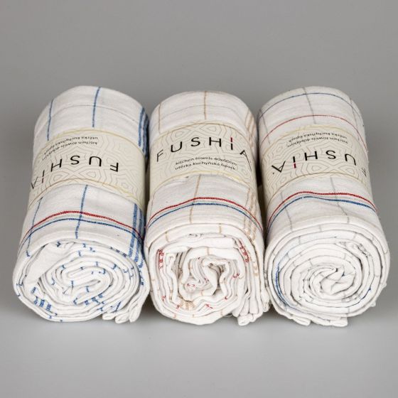 Kuchyňské utěrky AK-3534, bílé, 6 kusů, 40x60cm