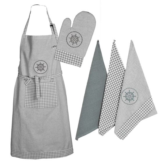 Kuchyňský set 2203 KRUH A KÁRO, šedá (více možností)