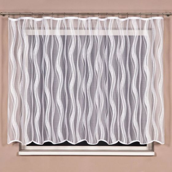 Kusová záclona PARADISA jednobarevná bílá, (více rozměrů)