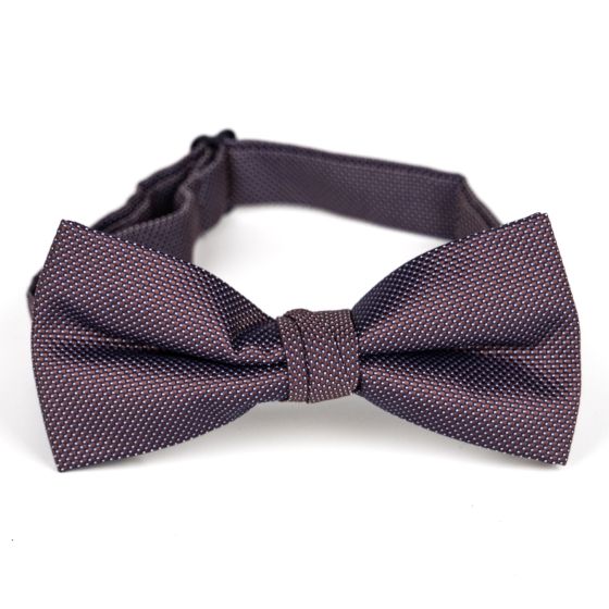 Motýlek pánský AMJ vzorovaný, hnědý / tečkovaný MP410