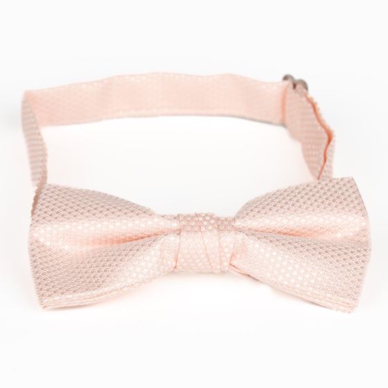 Motýlek pánský AMJ vzorovaný, světle lososový / kostička MP384