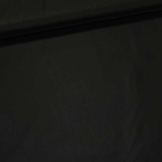Oděvní látka KOŽENKA N6949, černá, drobný vzor, rub počesaná, š.145cm (látka v metráži)
