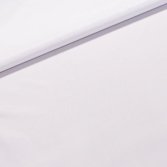 Podšívka polyesterová / podšívka do kabelek ESTER WR 80/001 voděodolná, jednobarevná bílá, š.160cm (látka v metráži)